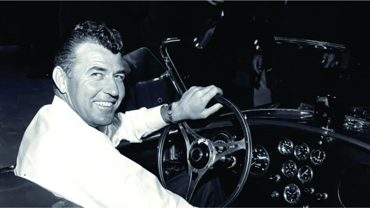 Carroll Shelby : Chicken Farmer, Cobra Creator, and Ford’s Secret Weapon by Steve Reeder – Author, Small Time Motor Racing Champion (and Terrible Golfer).